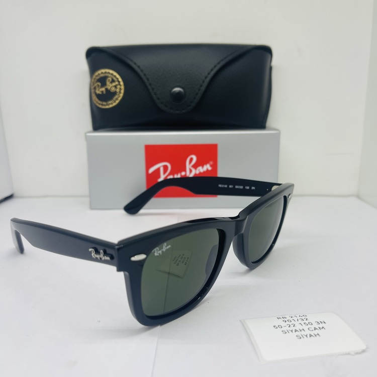 RAYBAN RB-2140 MAVİ ÇERÇEVE YEŞİL CAM ERKEK