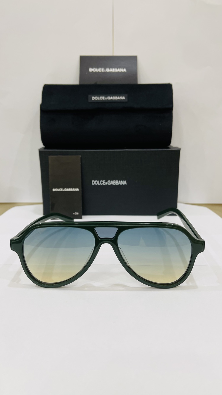 DOLCE GABBANA YEŞİL ÇERÇEVE MAVİ ŞEFFAF CAM