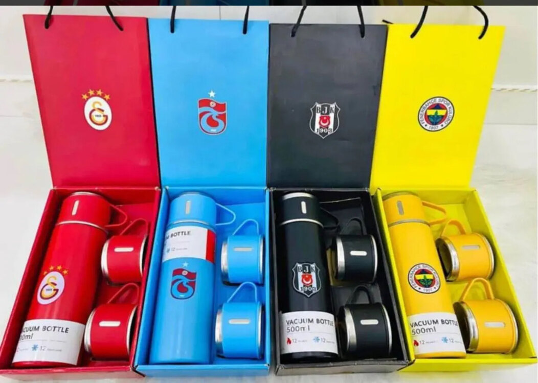 Taraftar Vacum Termos 3’lü Set