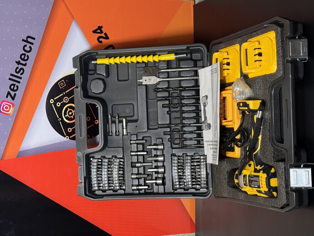 ASSUR ASR-131 Çelik Mandren Kömürlü Motor Darbeli Şarjlı Matkap