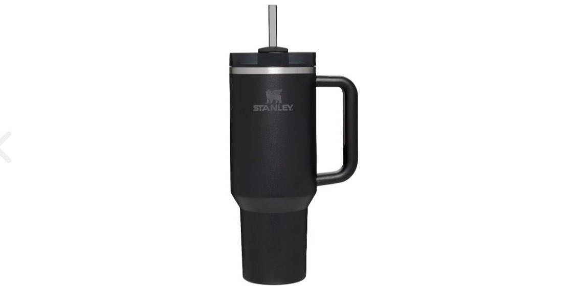 Stanley Quencher Siyah 1.18 lt Pipetli Termos Bardak