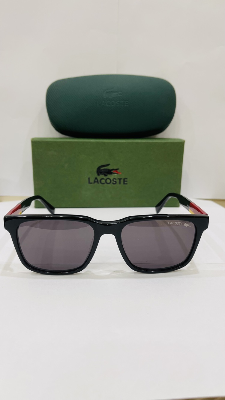 LACOSTE SİYAH ÇERÇEVE SİYAH ŞEFFAF CAM