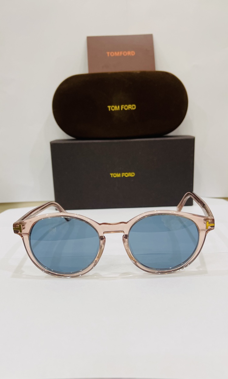 TOM FORD PUDRA ÇERÇEVE MAVİ ŞEFFAF CAM