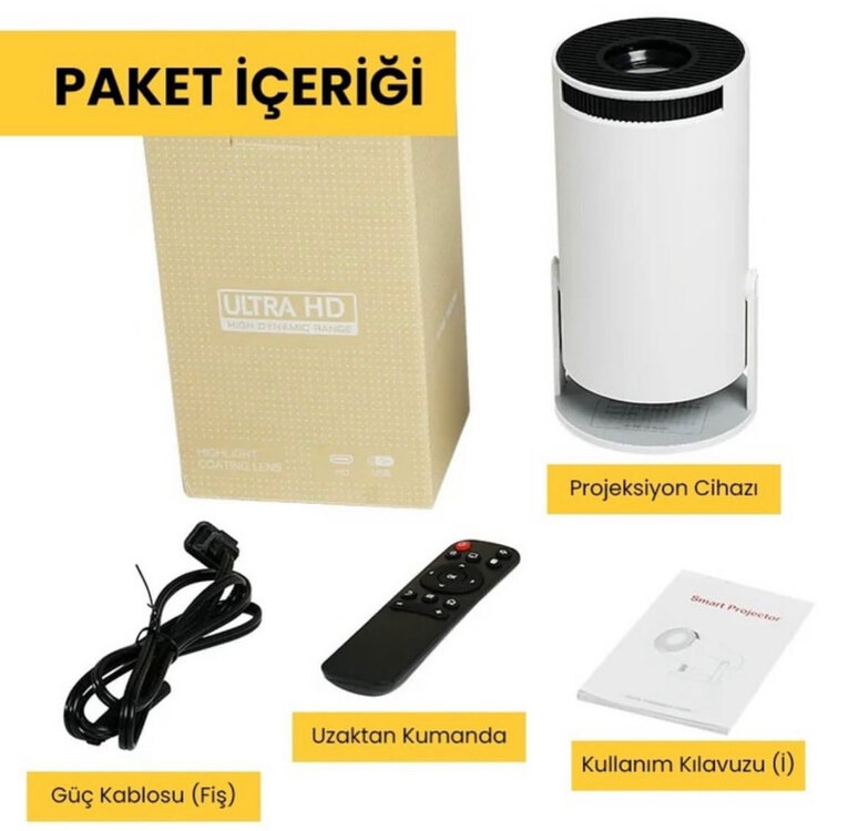 HY300 PRO TAŞINABİLİR SİNEMA PROJEKTÖRÜ
