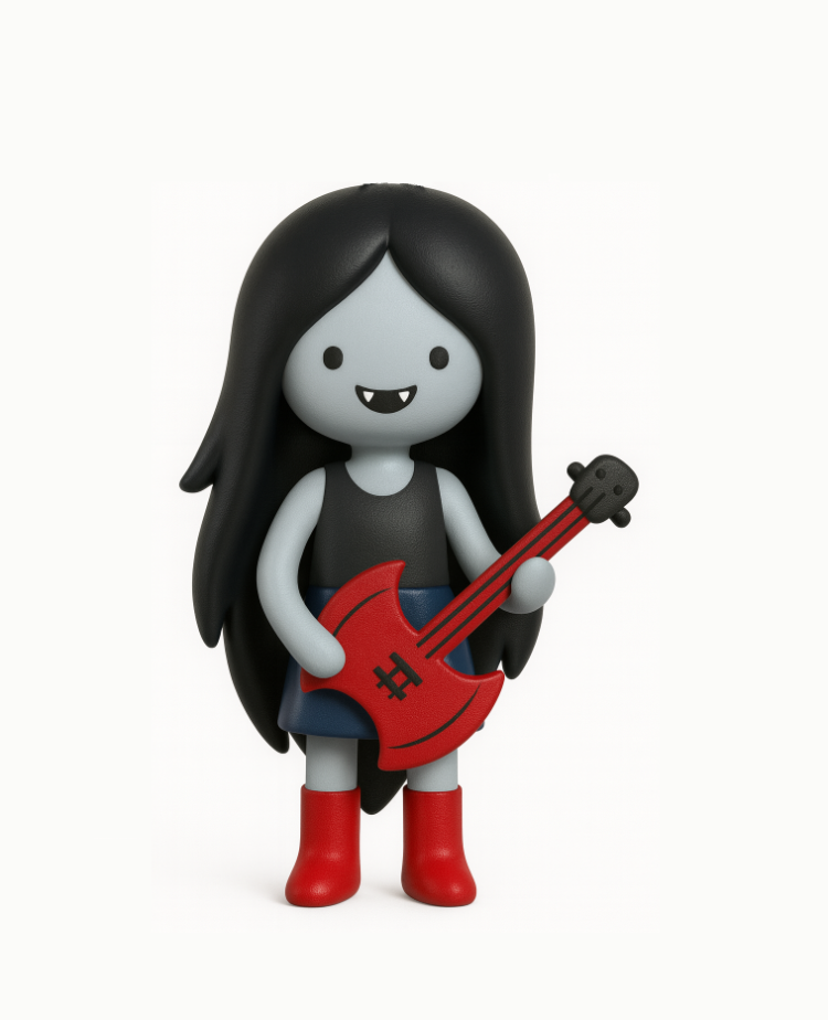 Adventure Time – Marceline 3D Baskı Figür (Boyasız)