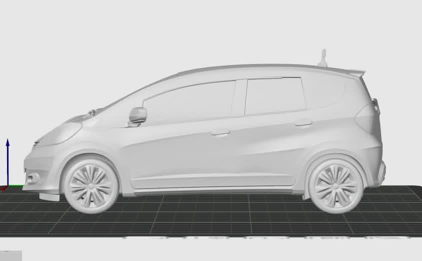 Honda jazz 2012 (3D Baskı)