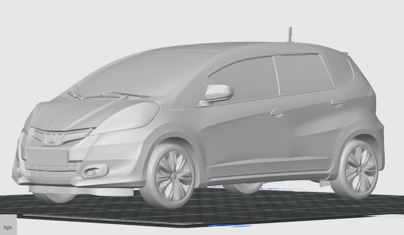 Honda jazz 2012 (3D Baskı)