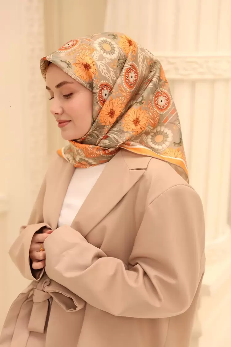 SİLK HOME İpek Twill Eşarp 11463-12