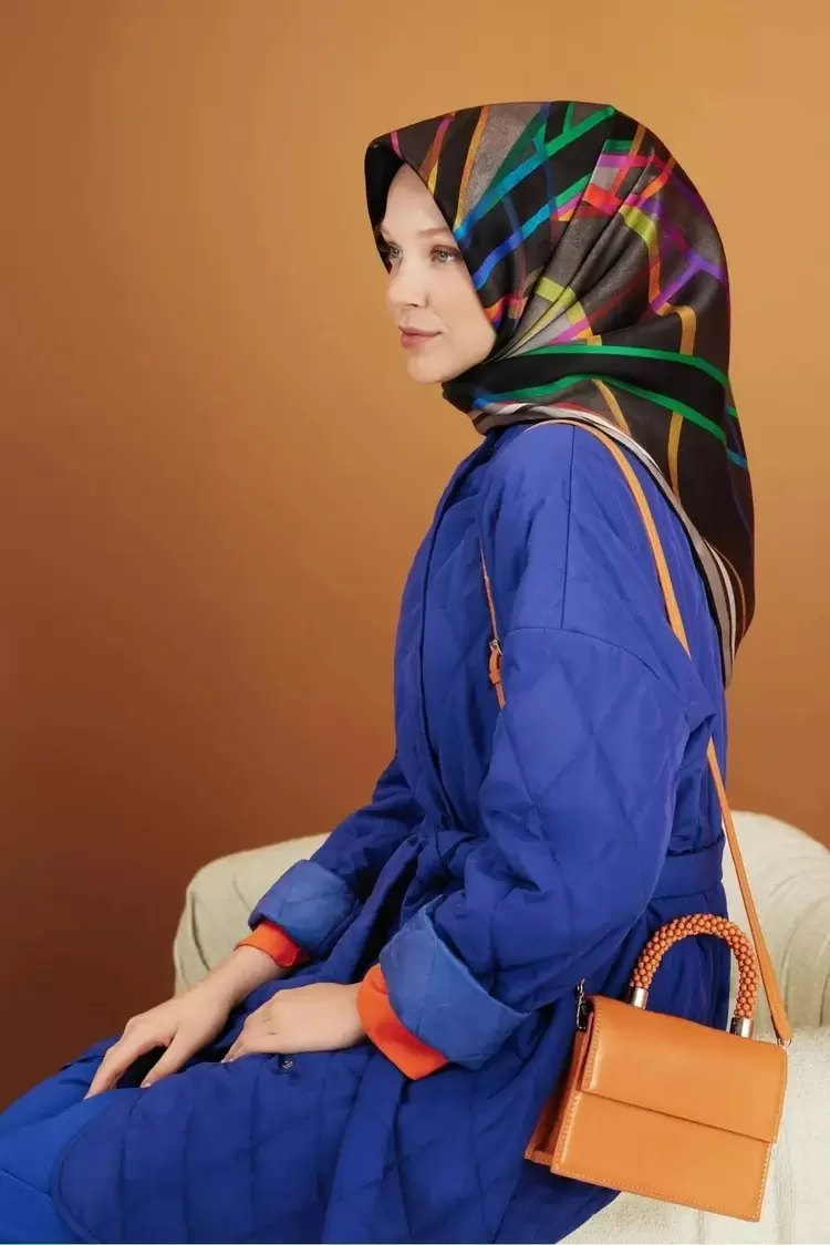 ARMİNE Nostalji Twill İpek Eşarp 8843-07