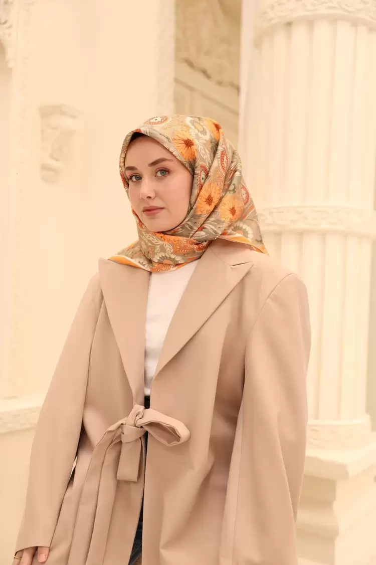 SİLK HOME İpek Twill Eşarp 11463-12
