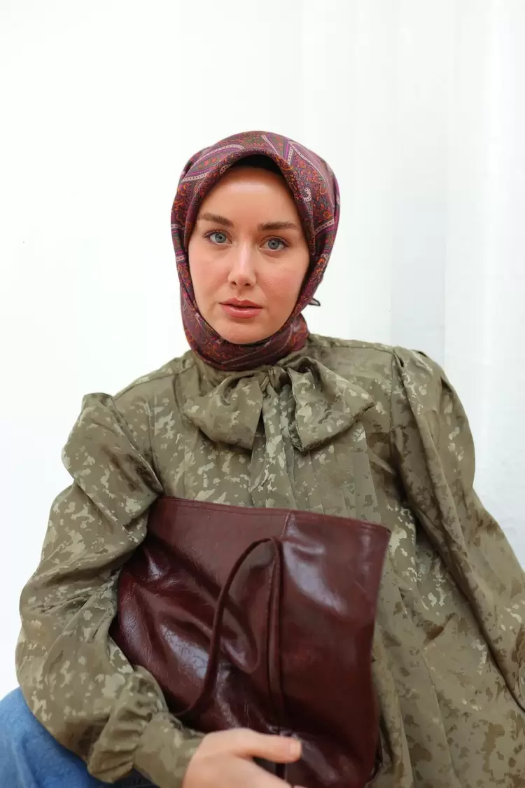 SİLK HOME Sura İpek Eşarp 11455-s23