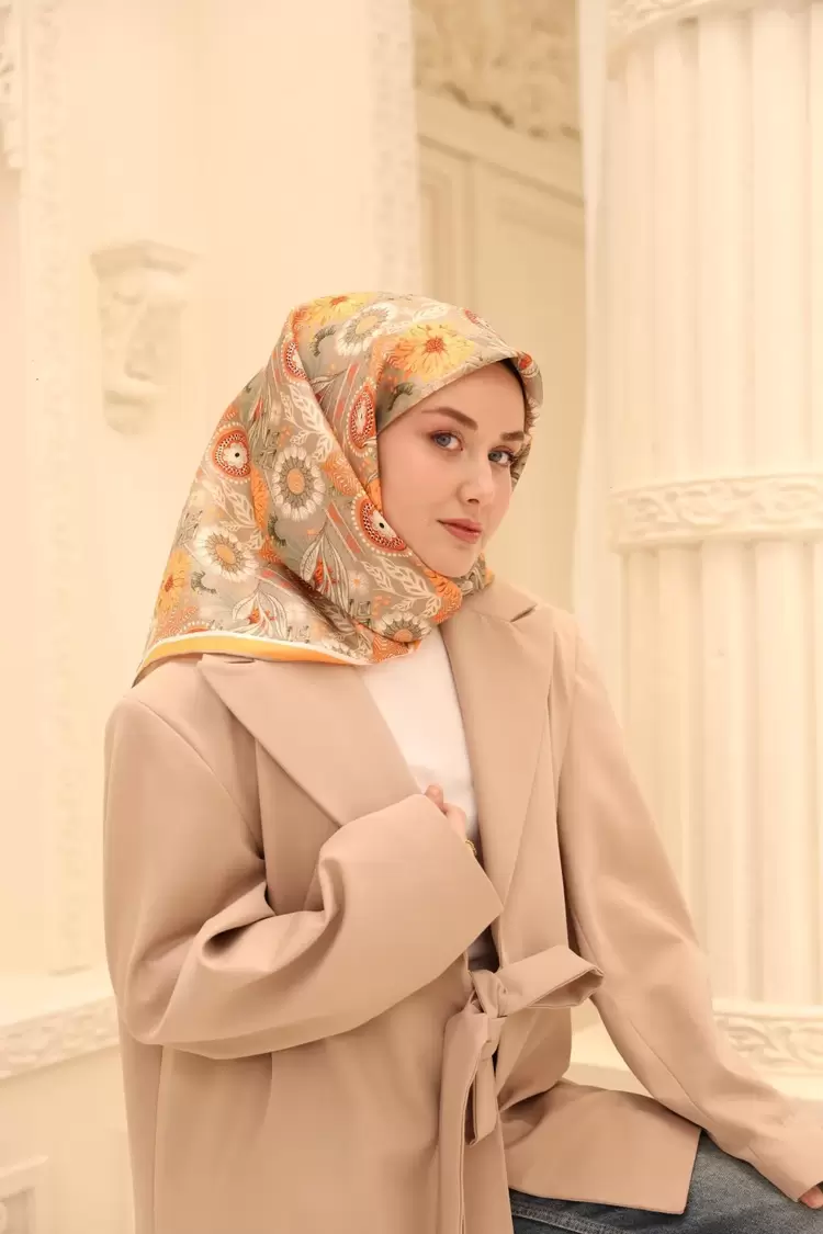 SİLK HOME İpek Twill Eşarp 11463-12