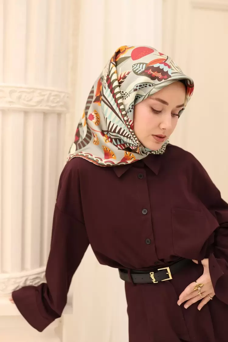 SİLK HOME İpek Twill Eşarp 11461-12