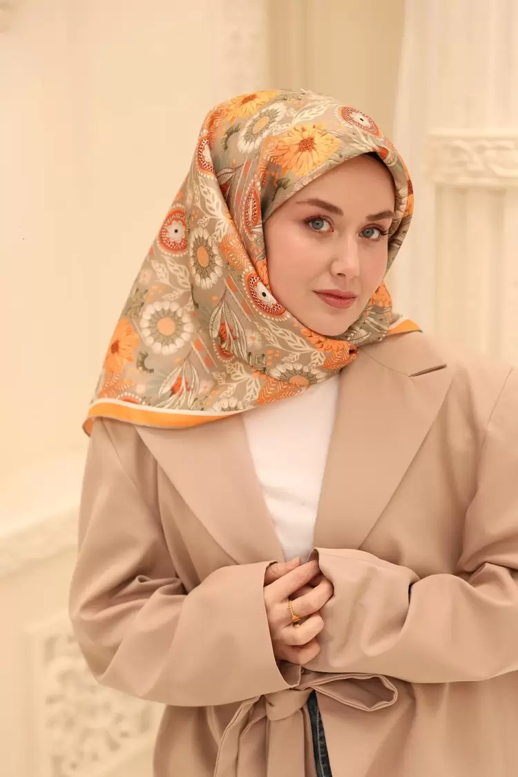 SİLK HOME İpek Twill Eşarp 11463-12
