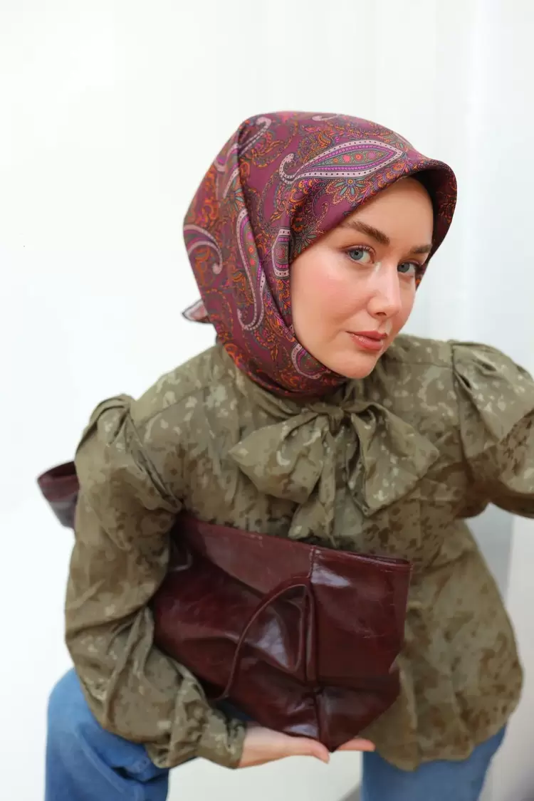 SİLK HOME Sura İpek Eşarp 11455-s23