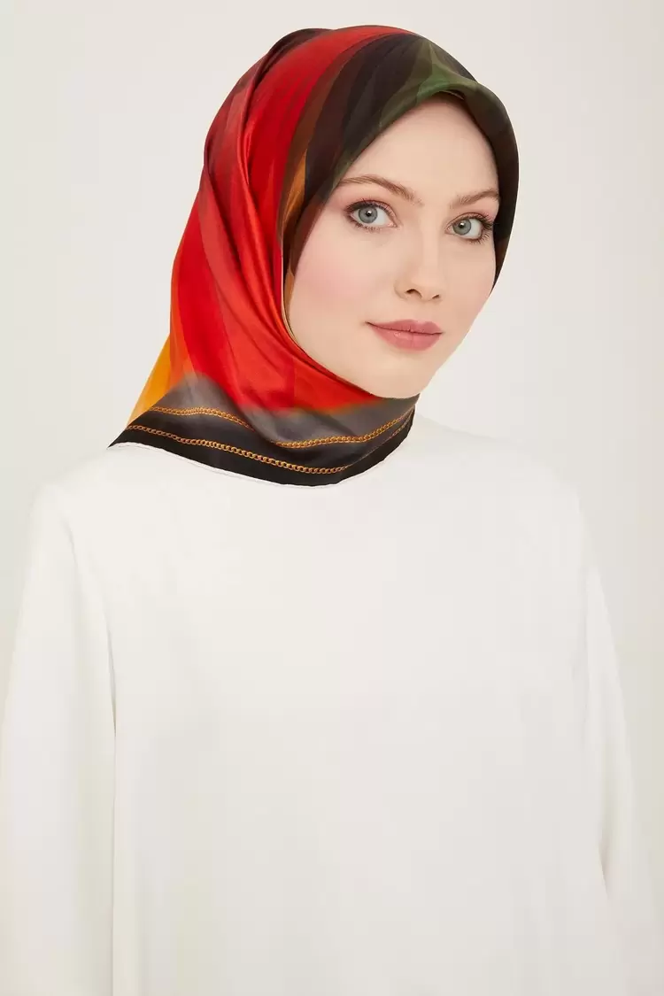 ARMİNE Nostalji Twill İpek Eşarp 9112-20