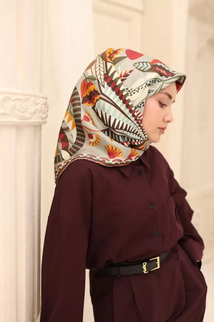 SİLK HOME İpek Twill Eşarp 11461-12