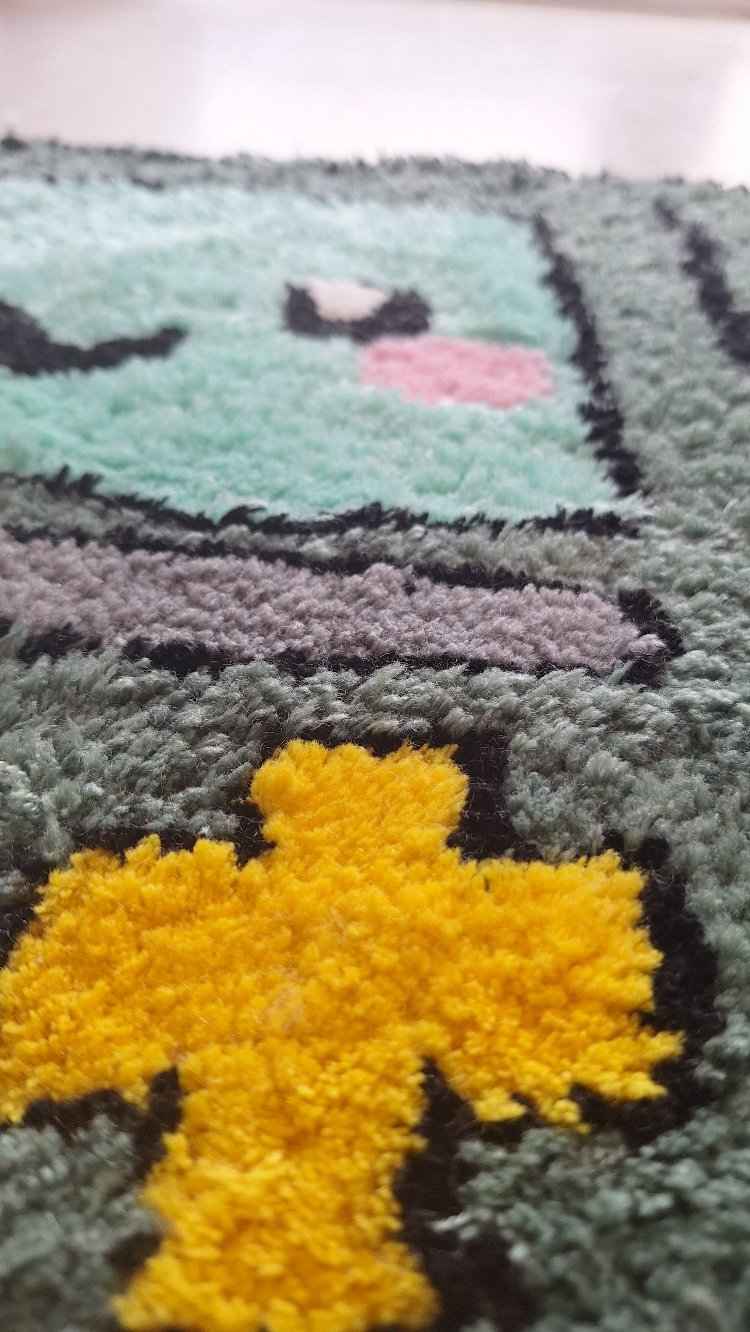 BMO Adventure Time rug - BMO hali