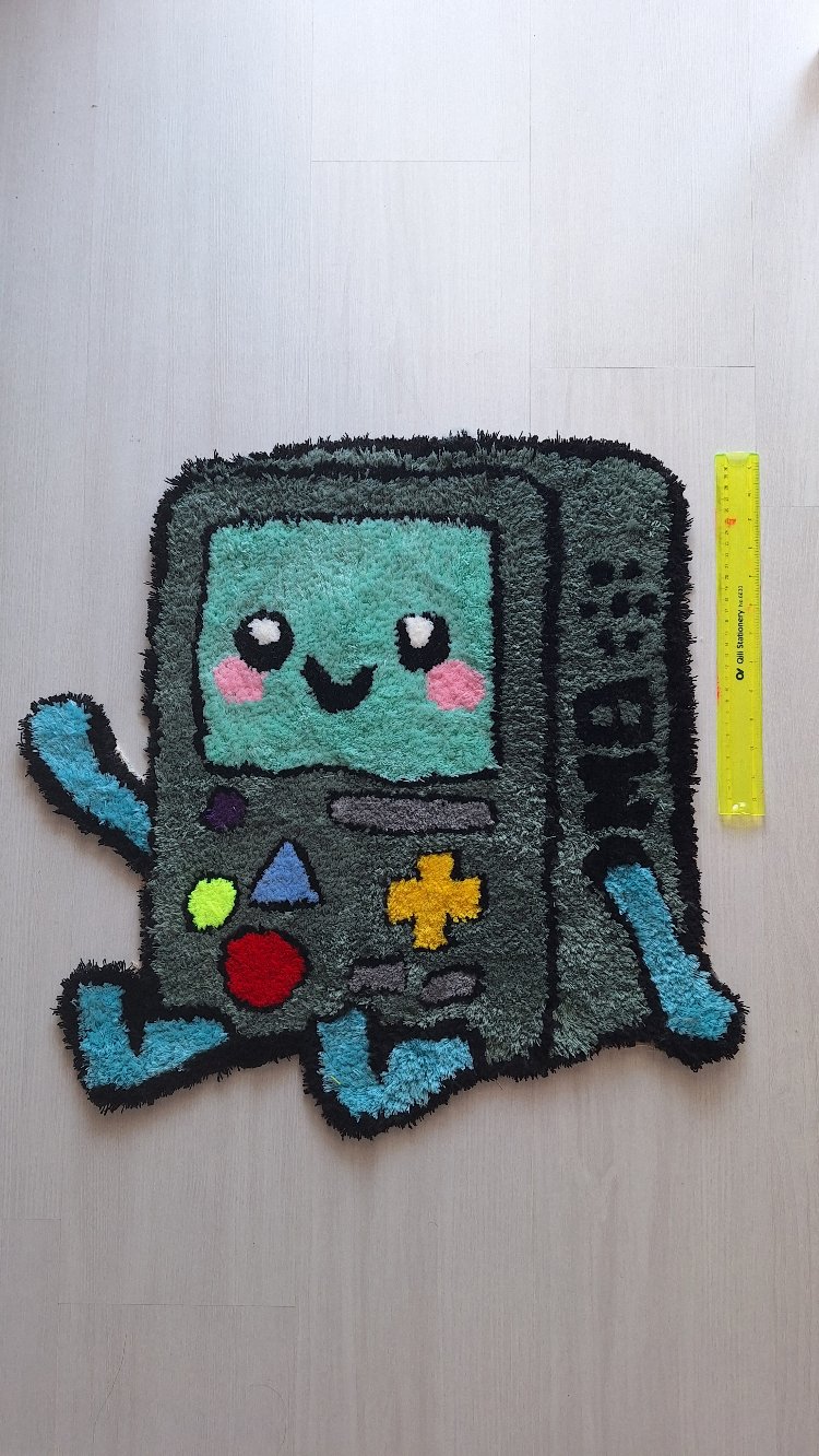 BMO Adventure Time rug - BMO hali