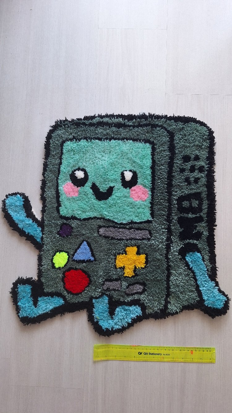 BMO Adventure Time rug - BMO hali