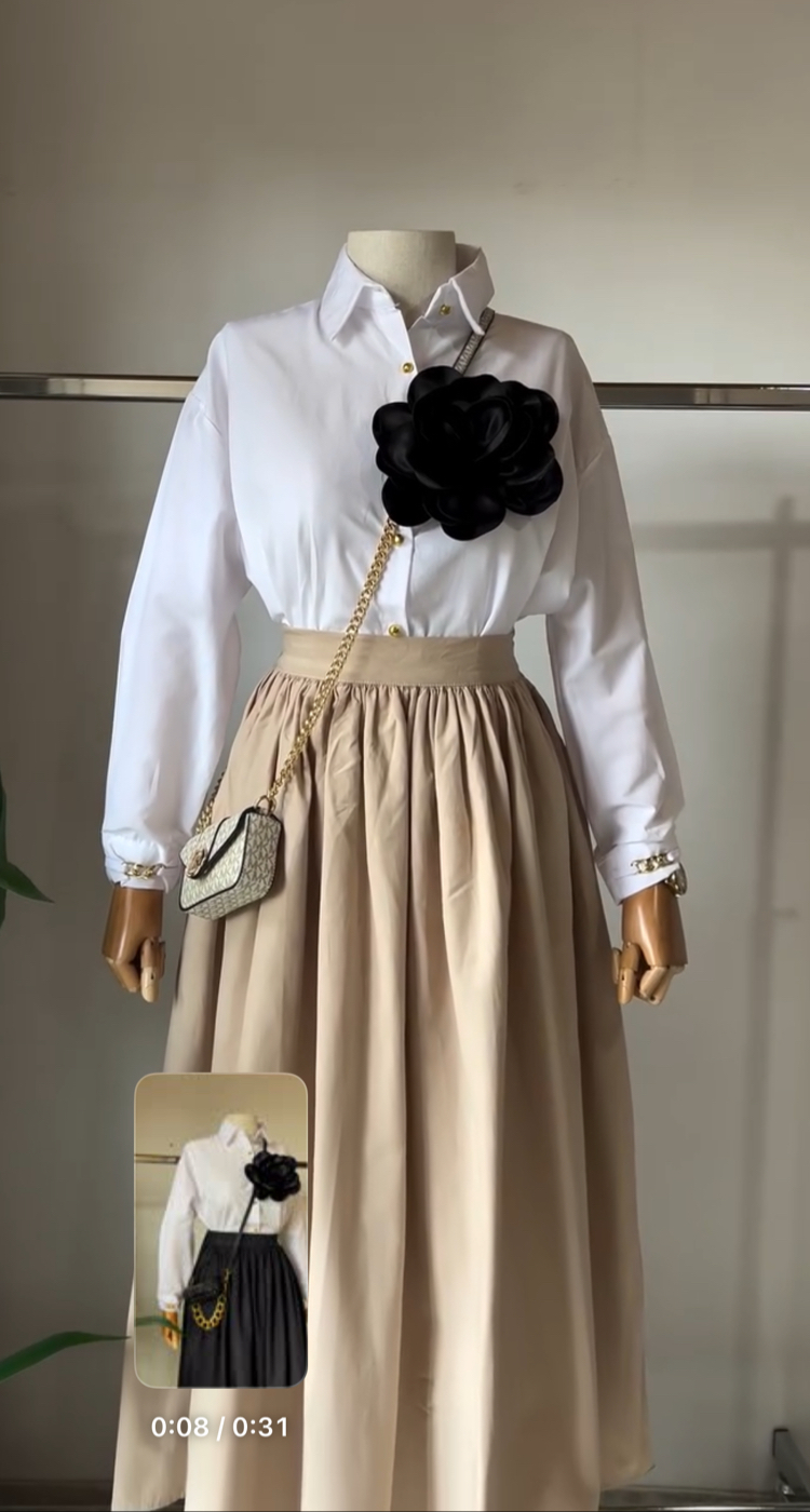 Poplin Etek 