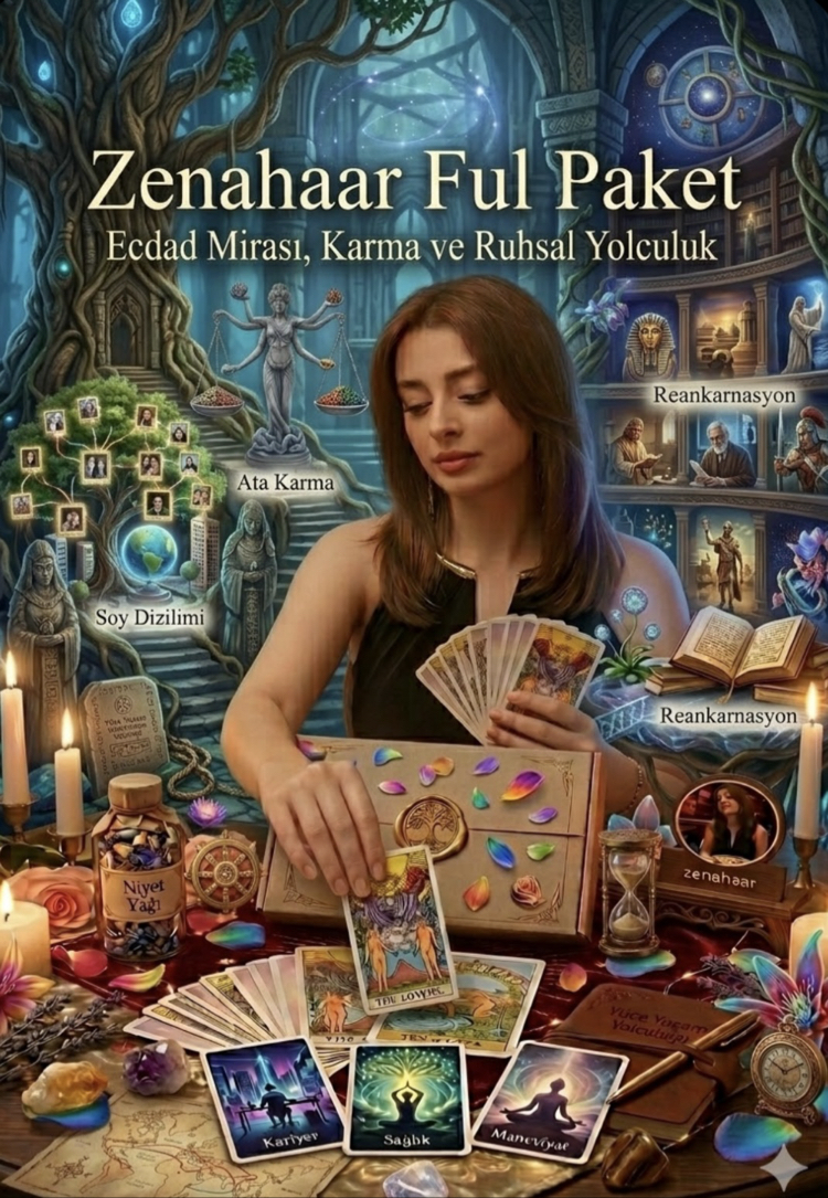 ZENAHAR FULL PAKET – Aşk + Kariyer + Soy Dizilimi + Reenkarnasyon Açılımı