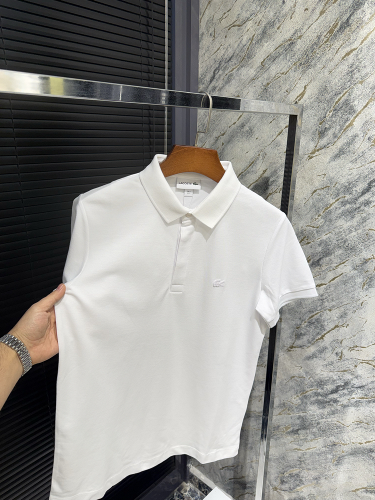 Premıum Lacoste Beyaz Polo Yaka