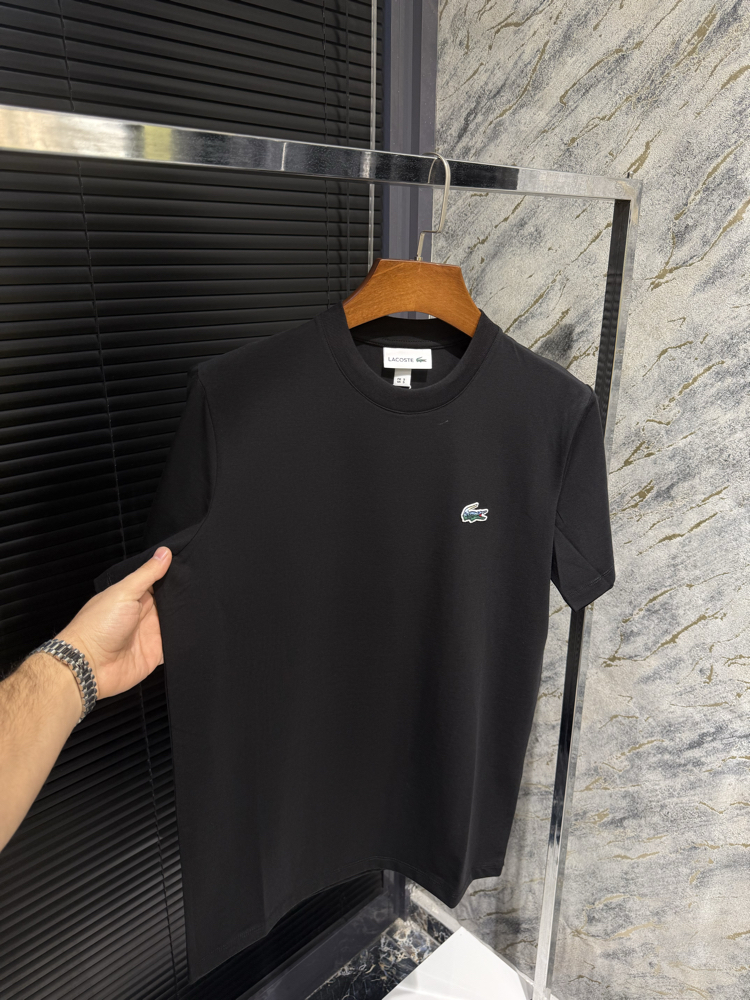 Premıum Lacoste Siyah Tshırt