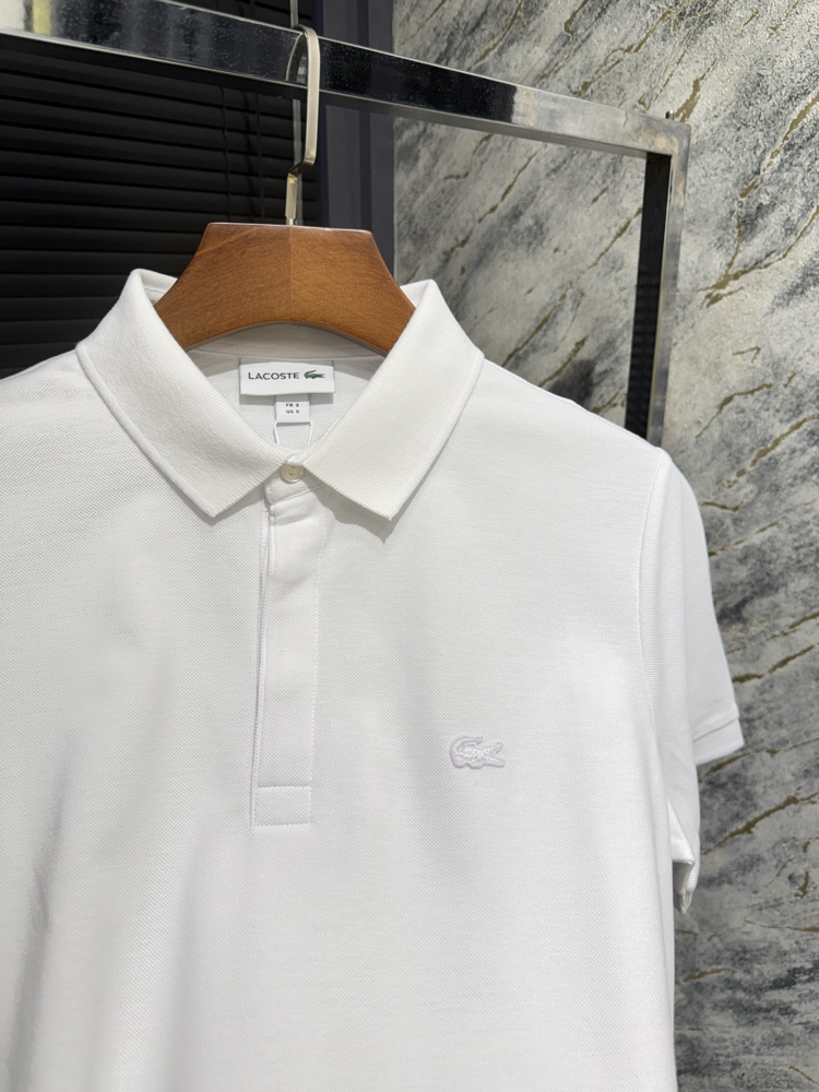 Premıum Lacoste Beyaz Polo Yaka