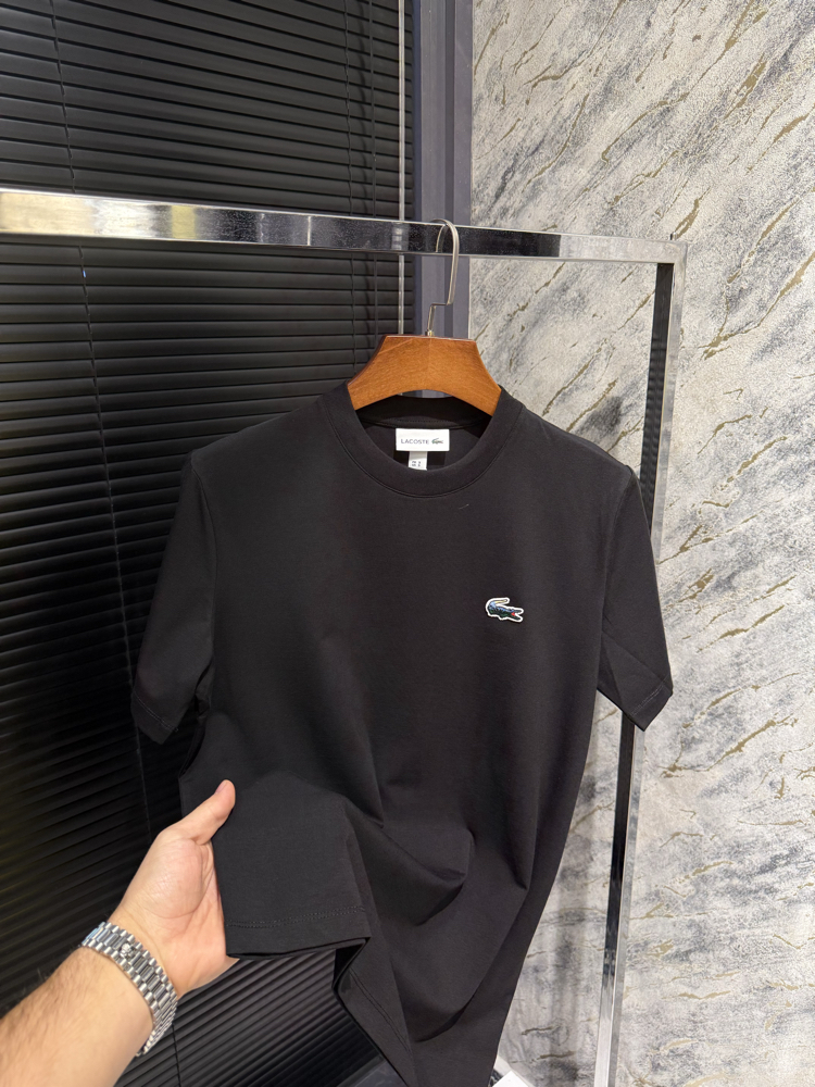 Premıum Lacoste Siyah Tshırt