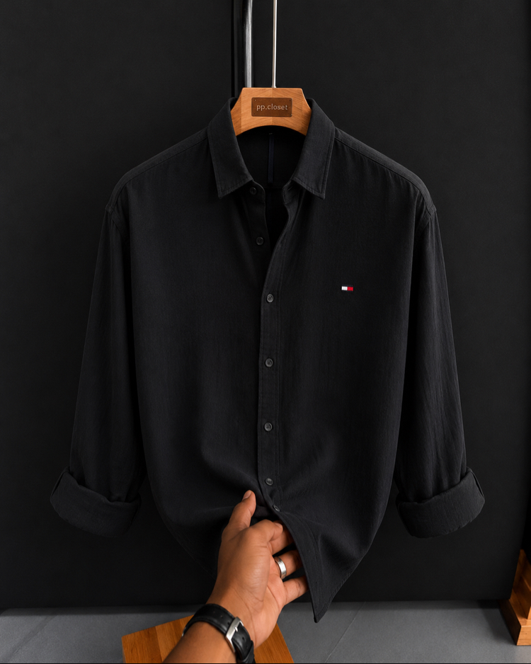 TOMMY HİLFİGER İthal Premium Keten Gömlek
