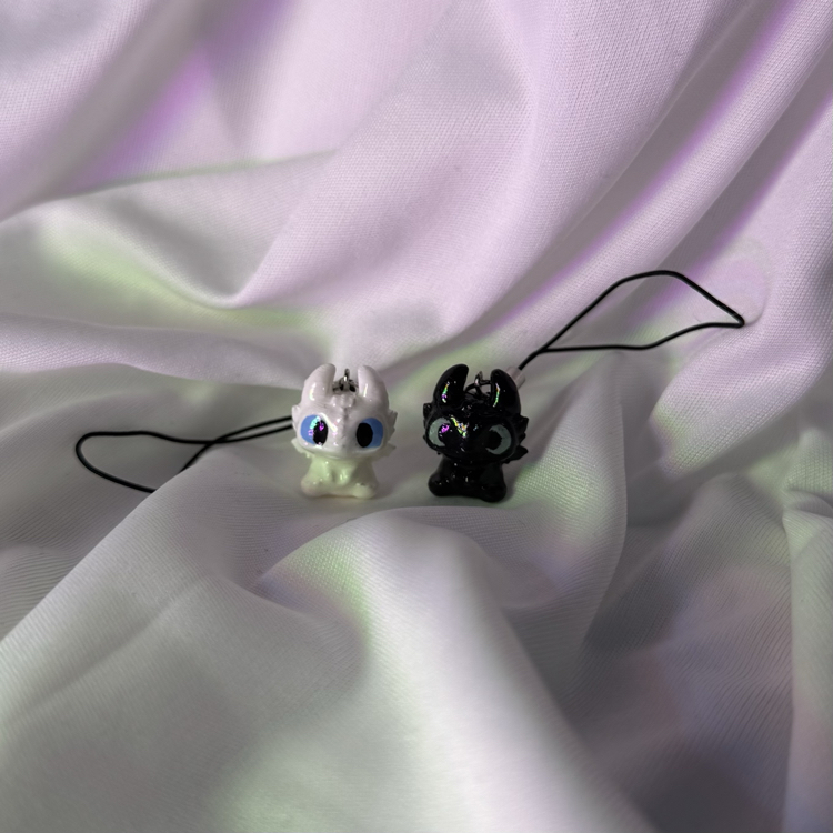 Dişsiz ve ışığın öfkesi telefon charm