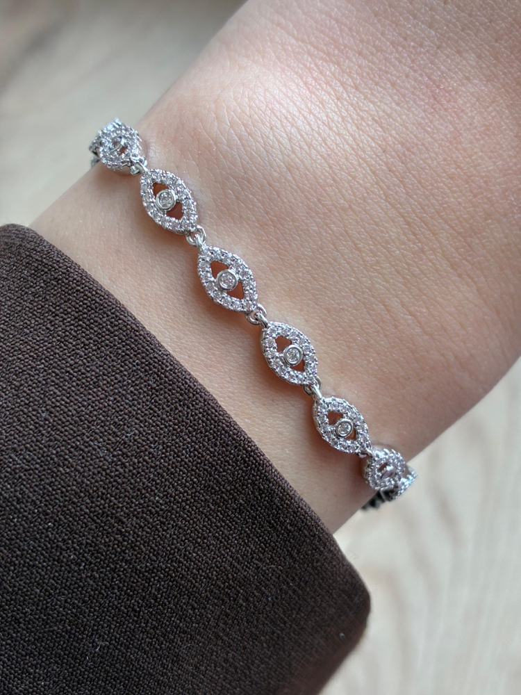 Xuping | Silver Taşlı Göz Bileklik