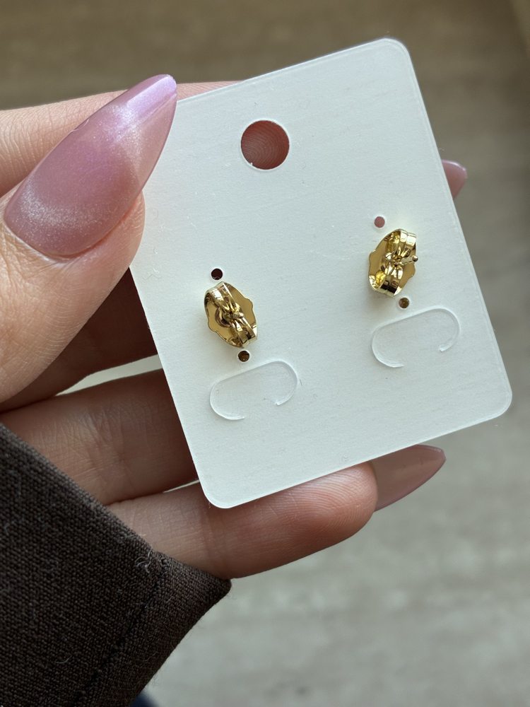 Xuping | Minimal Katmanlı Gold Küpe