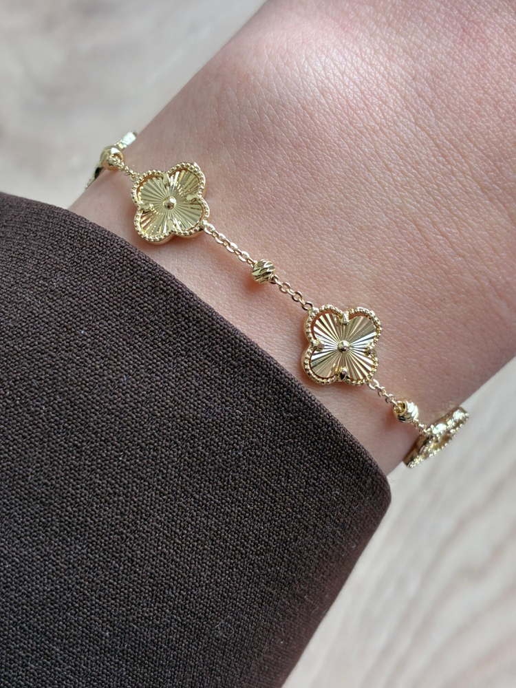 VİP | Gold Yonca Bileklik