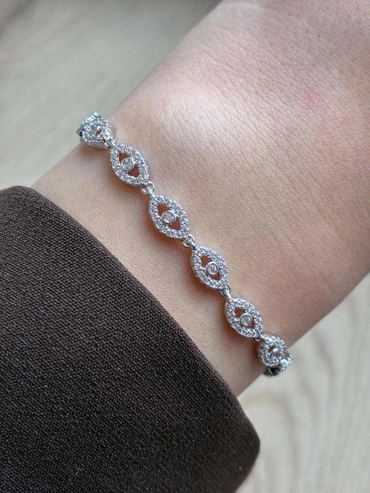 Xuping | Silver Taşlı Göz Bileklik