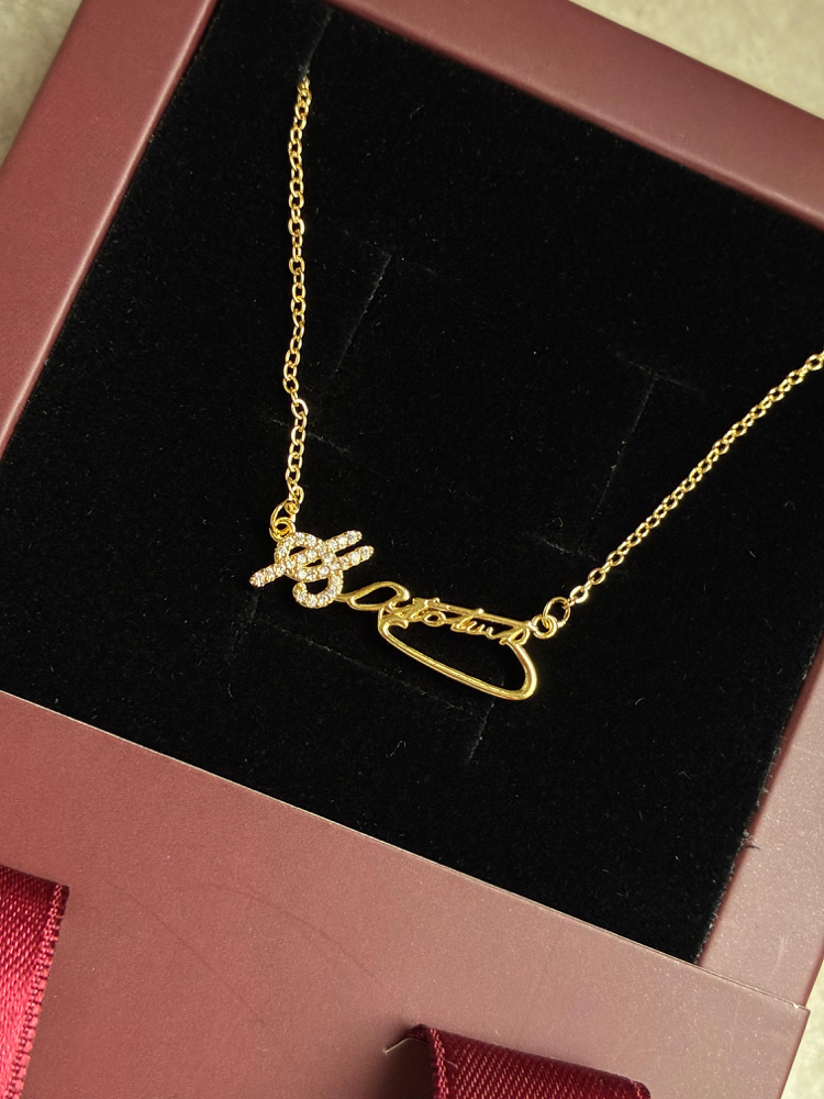 Çelik Gold Mustafa Kemal Atatürk İmzalı kolye