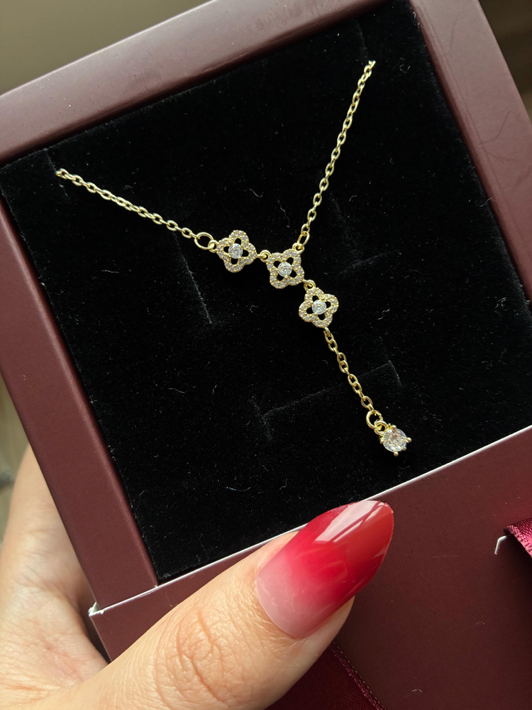 VİP | Gold Yonca Kolye