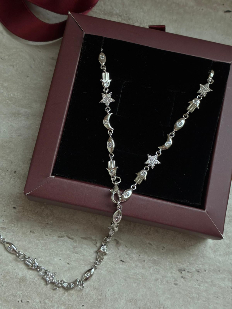 VİP | Silver Manifest Y Kolye