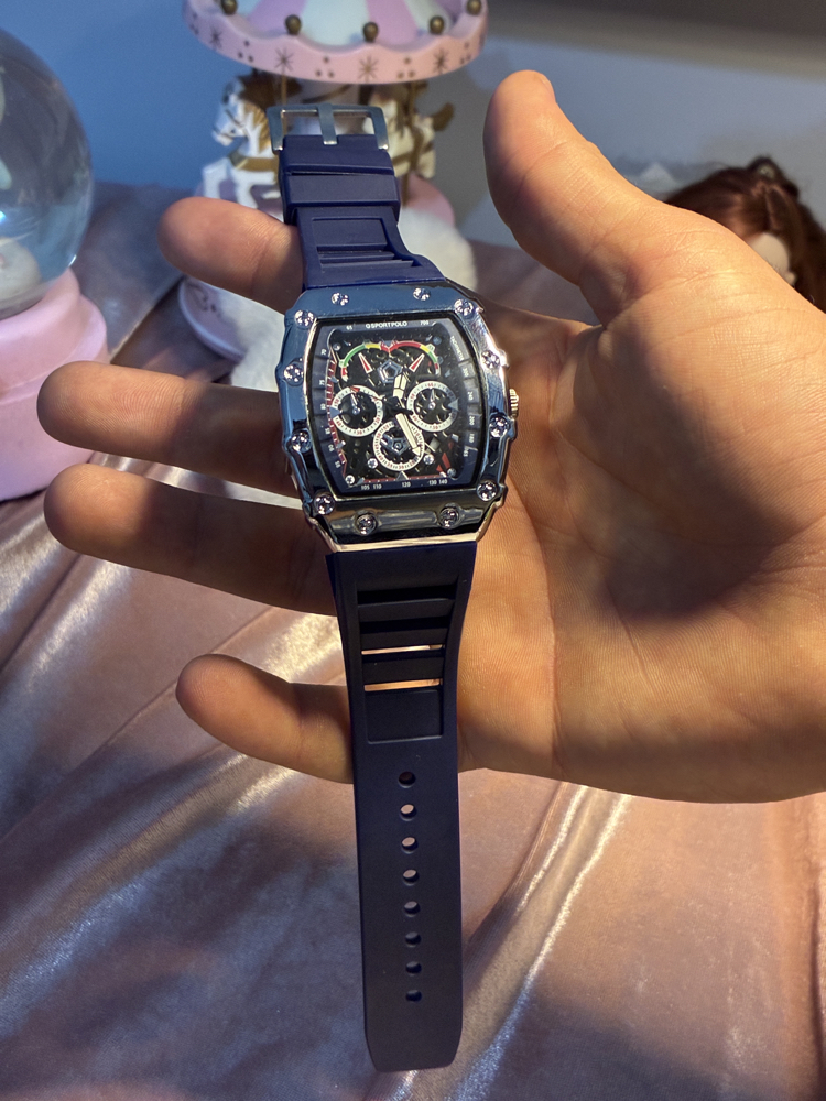 Vanguard Chrono – Lüks Köşeli Kasa Erkek Saat