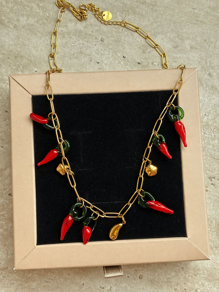 Çelik | Chili Charm Kolye