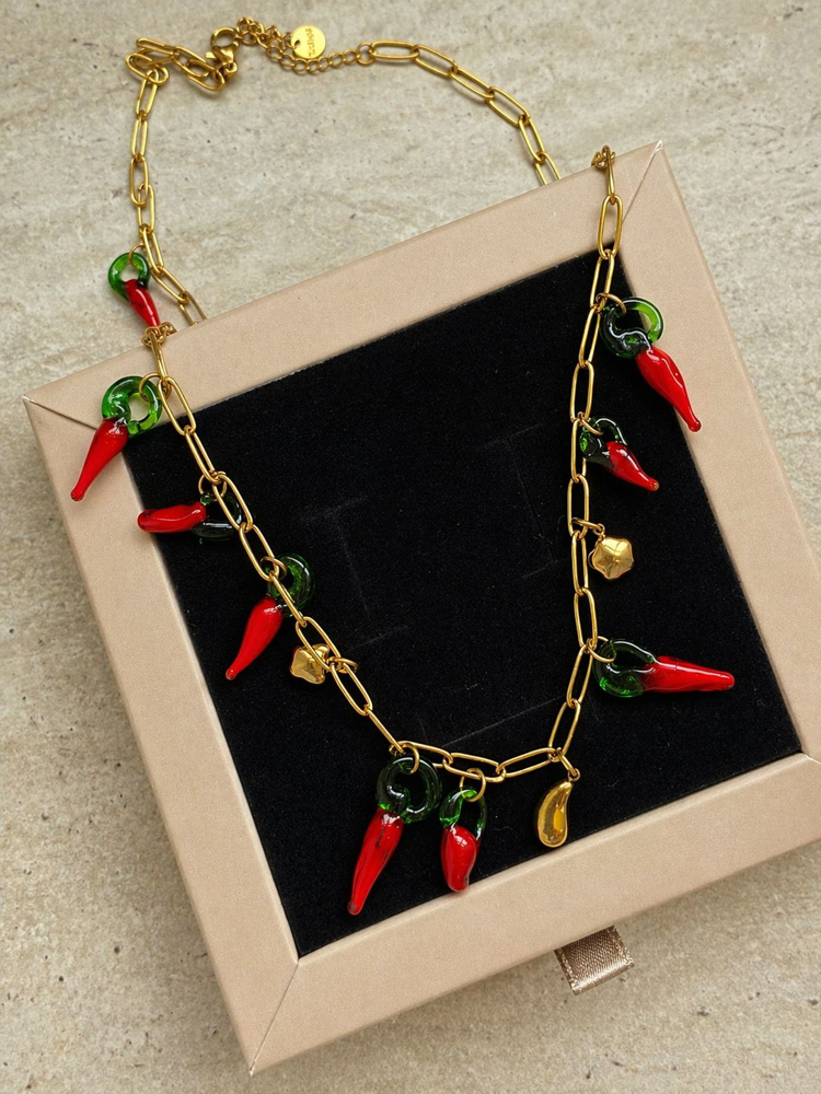 Çelik | Chili Charm Kolye