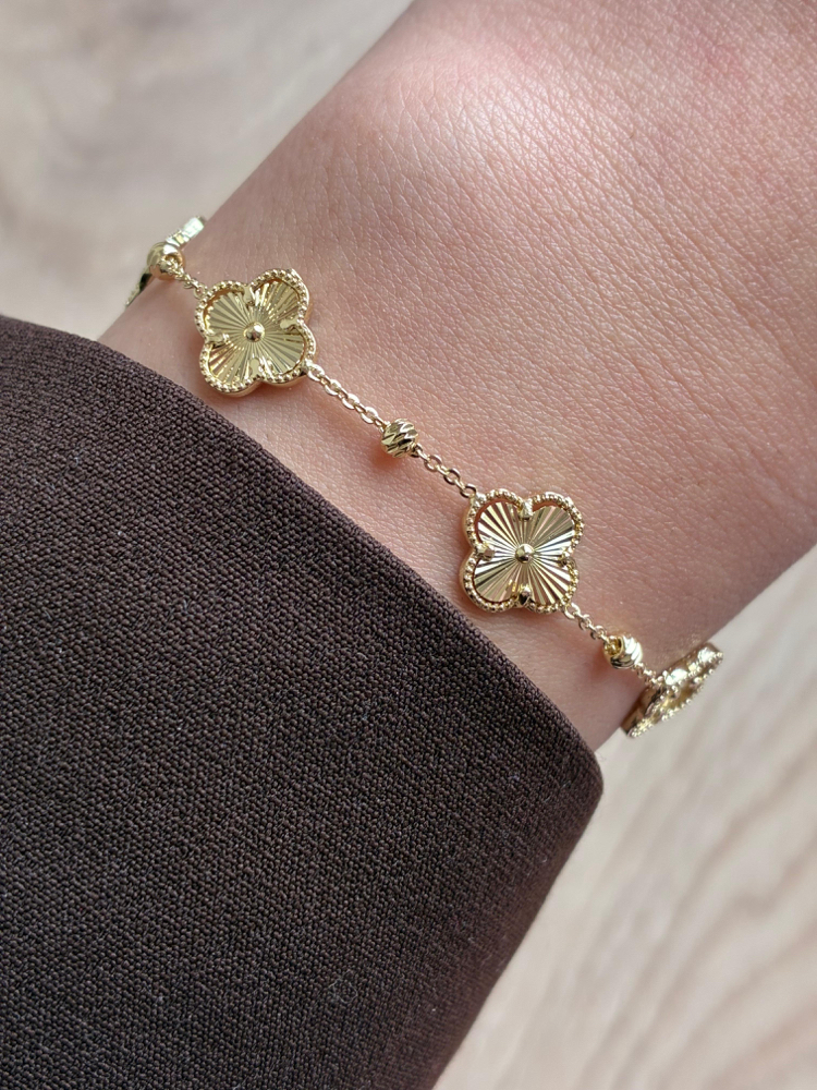 VİP | Gold Yonca Bileklik