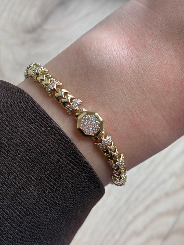 Xuping |Parlak Gold Bileklik