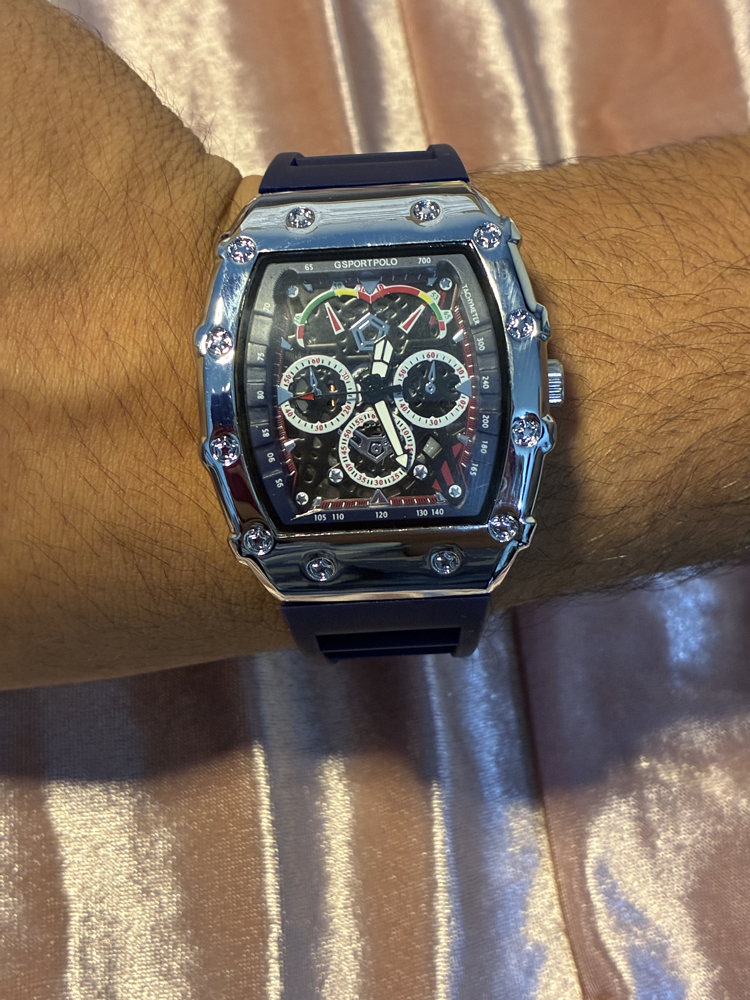 Vanguard Chrono – Lüks Köşeli Kasa Erkek Saat