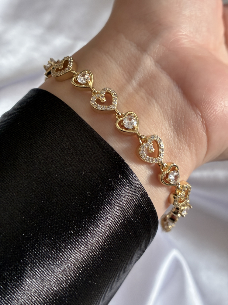 VİP | Golden Heartline Bileklik