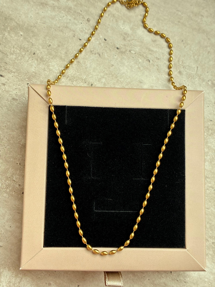 Çelik | Basic Gold Kolye