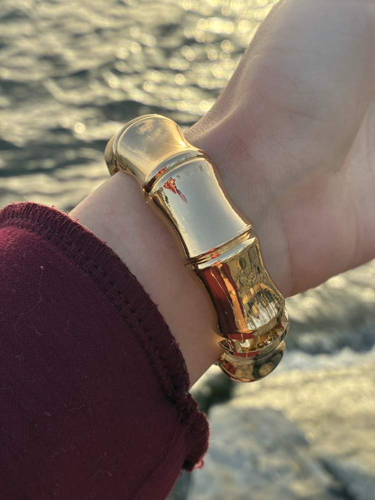 Zeora Bambu Gold Kelepçe