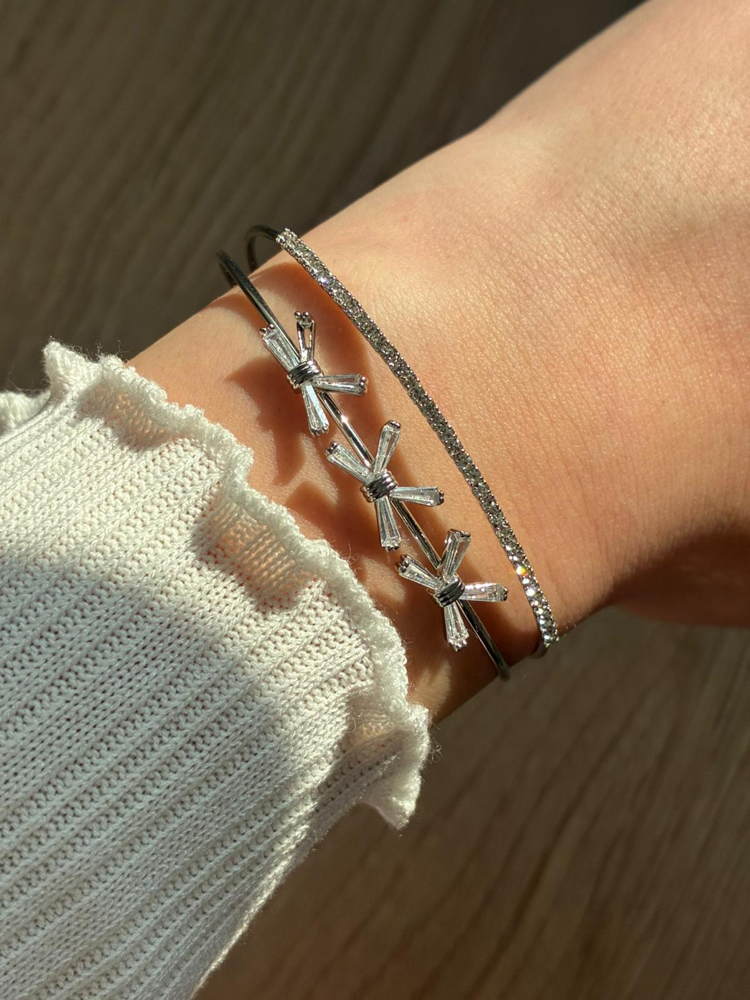Üçlü Baget Fiyonk Silver Kelepçe