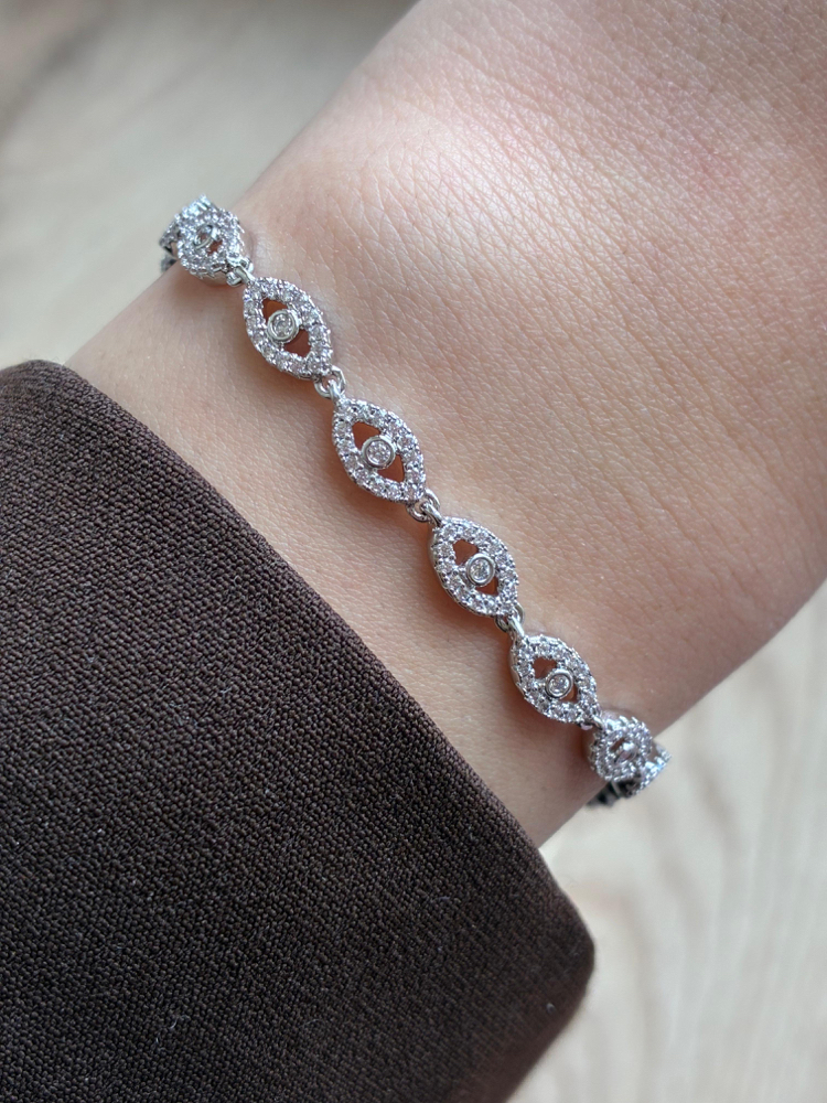 Xuping | Silver Taşlı Göz Bileklik
